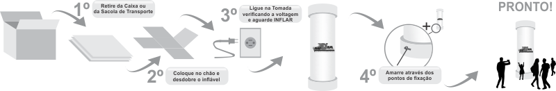 manual de instalacao totem inflavel